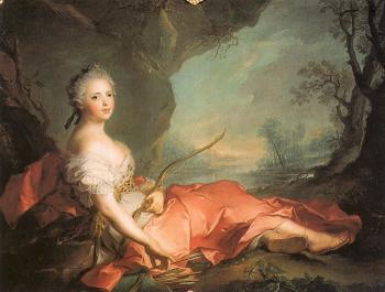 Jean Marc Nattier : Marie-Adelaide of France as Diana